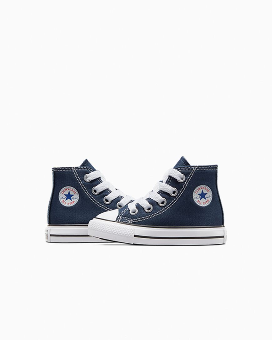 Tenisi Inalti Baieti Converse Chuck Taylor All Star Clasici Bleumarin | RO IOX13R356